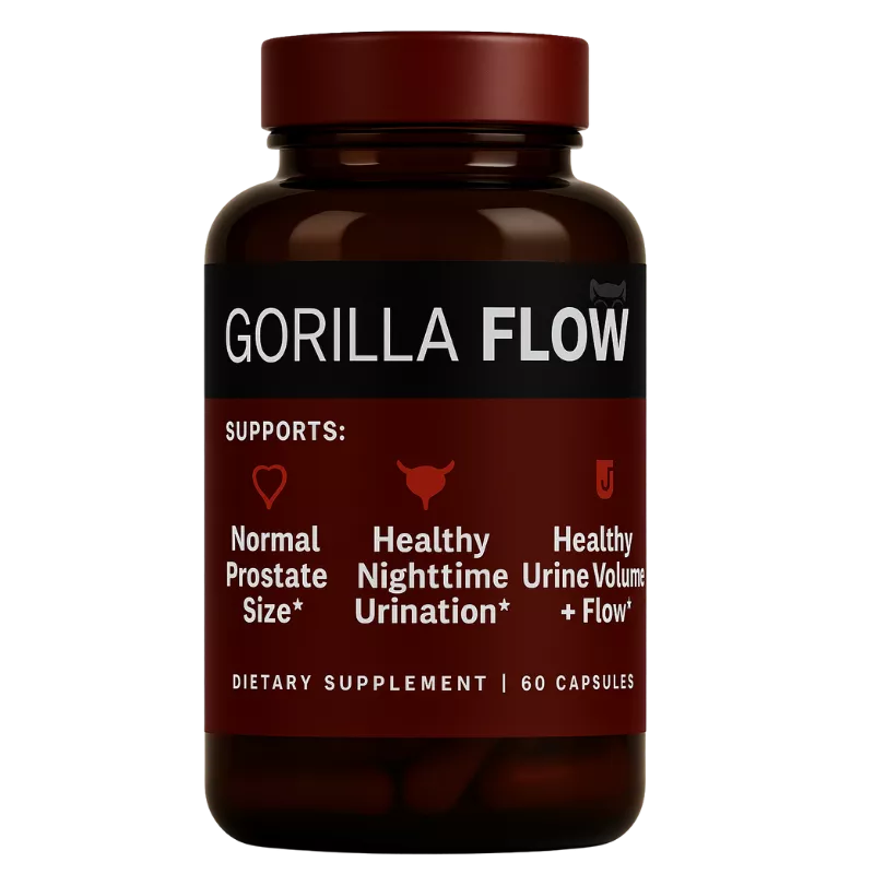 Gorilla Flow Prostate Support – Natural Hormone & Inflammation Balance for Men